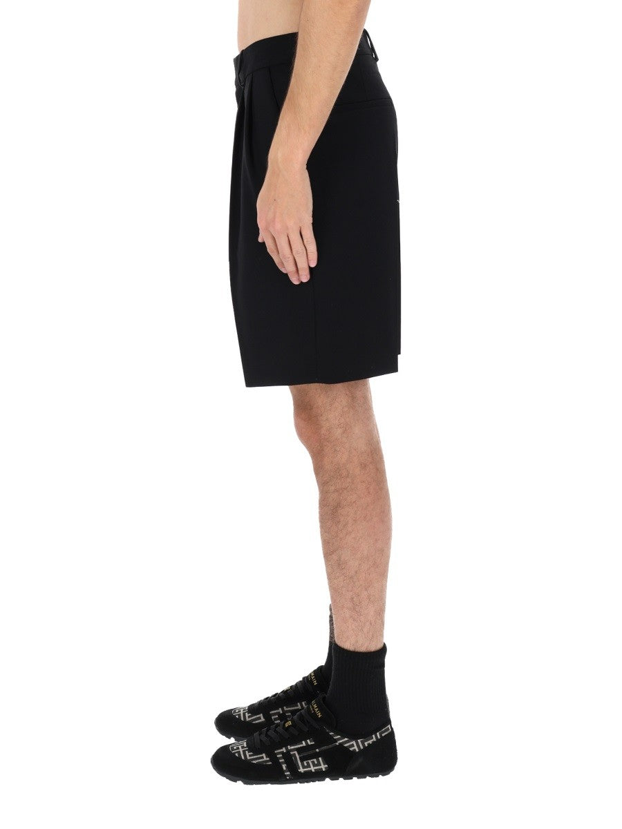 WOOL TAILORED SHORTS