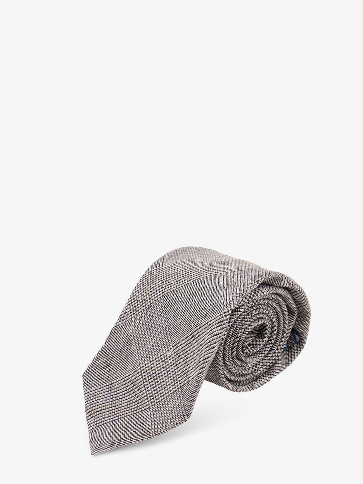 Wool tie with Prince of Wales pattern