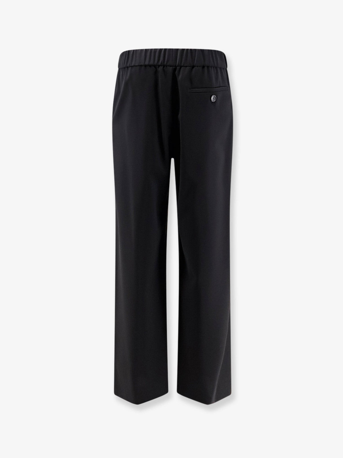 Wool trousers with Logo detail