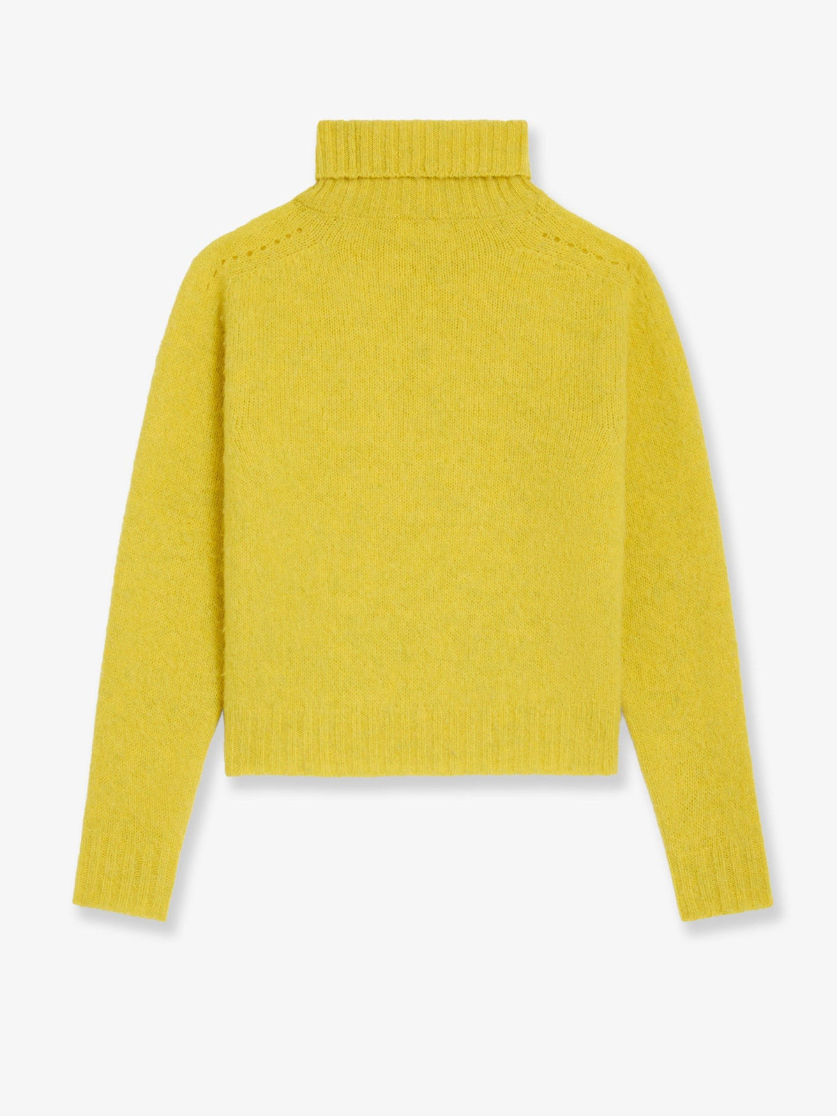 Wool turtleneck with Triomphe embroidery