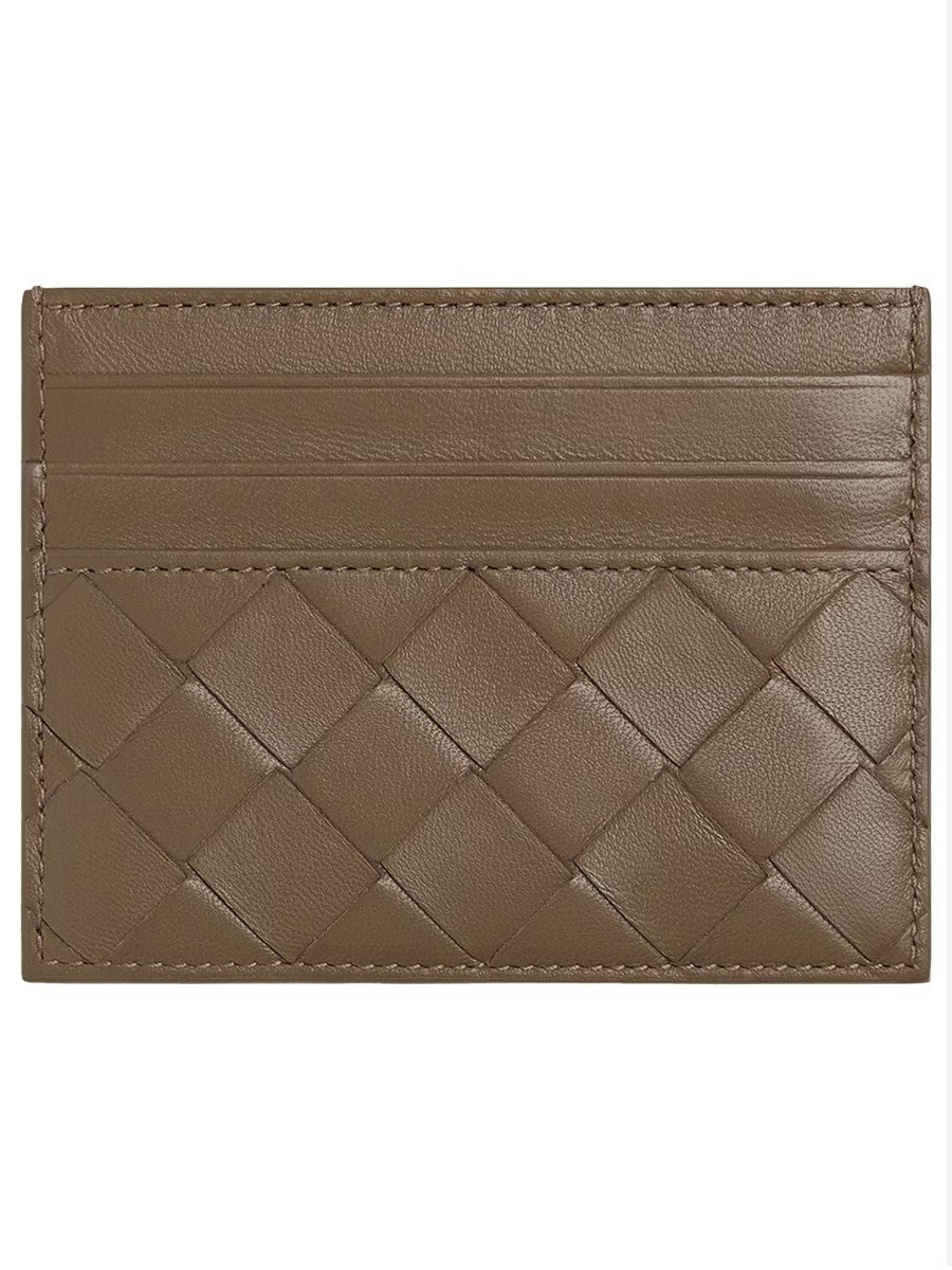WOVEN LEATHER CARD CASE