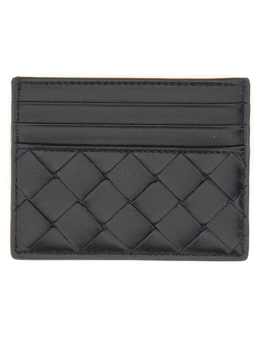 WOVEN LEATHER CARD CASE