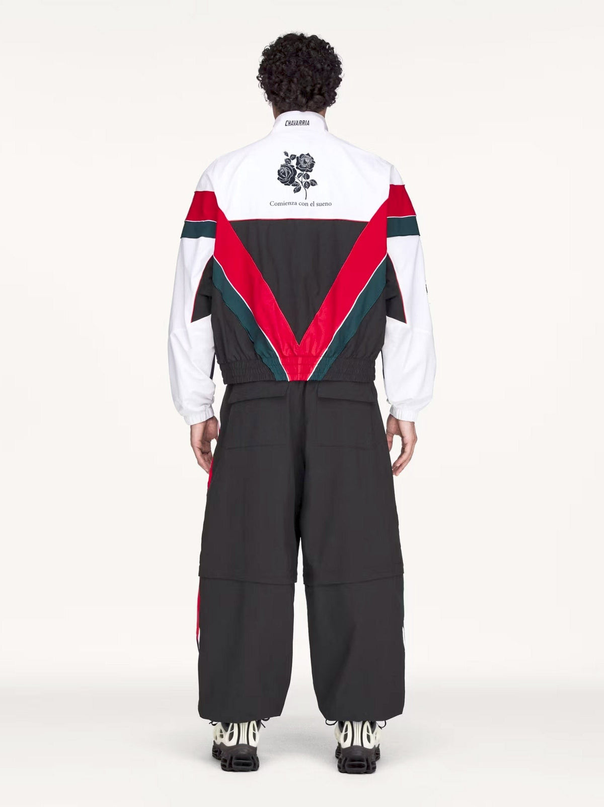 Woven recycled polyester jacket