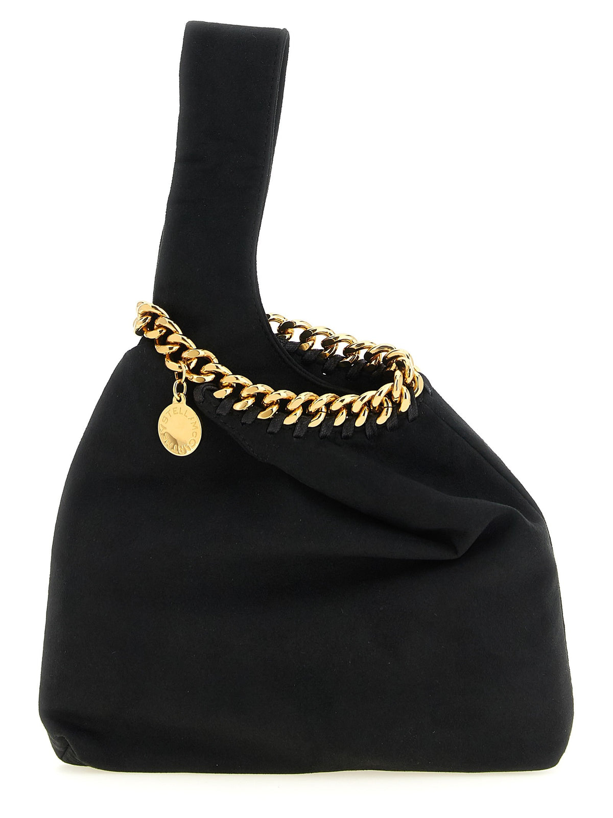 'Wristlet' suede handbag
