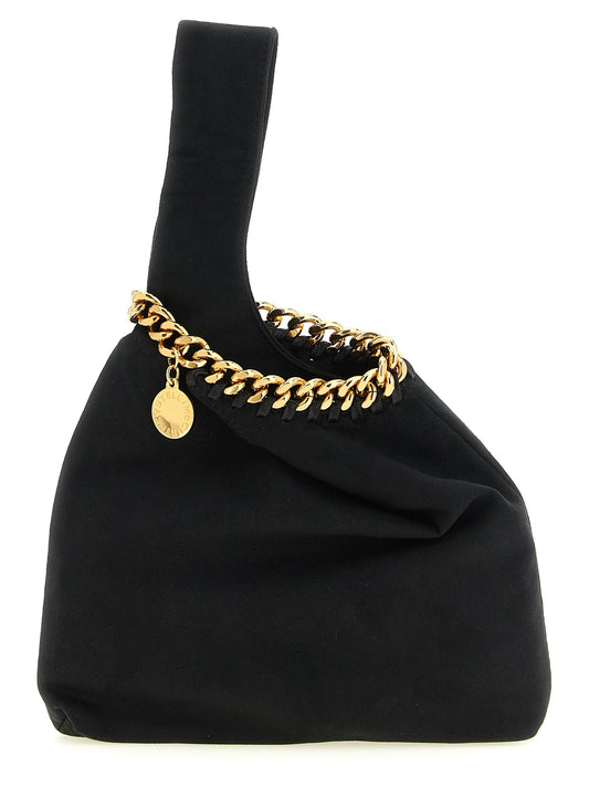 'Wristlet' suede handbag