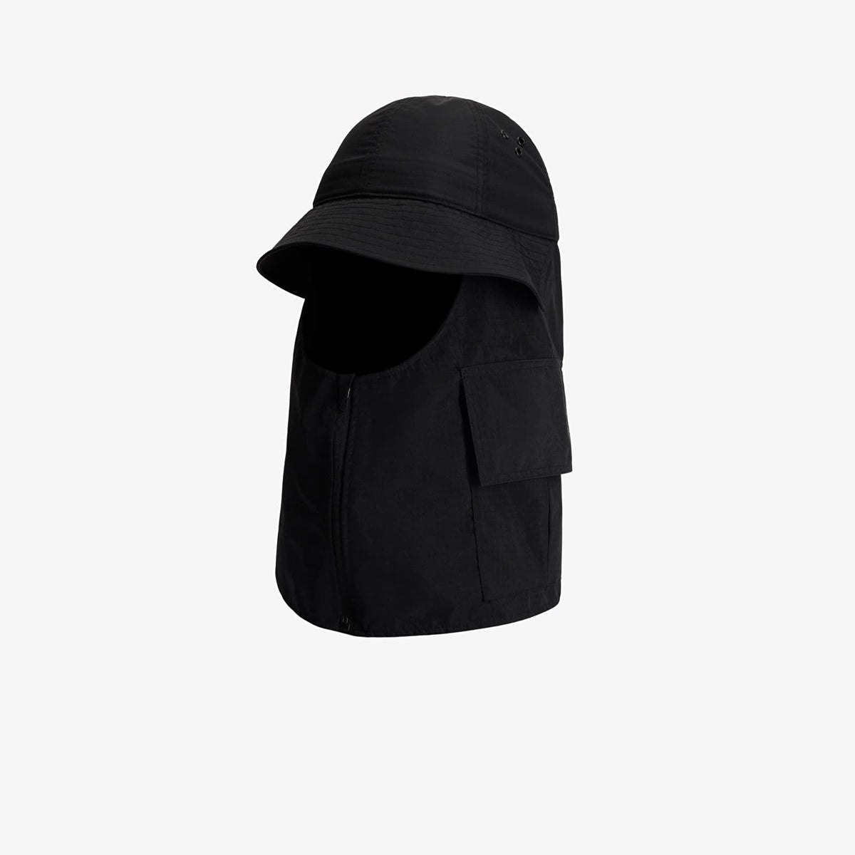 Y-3 يوتل بغطاء رأس       أسود