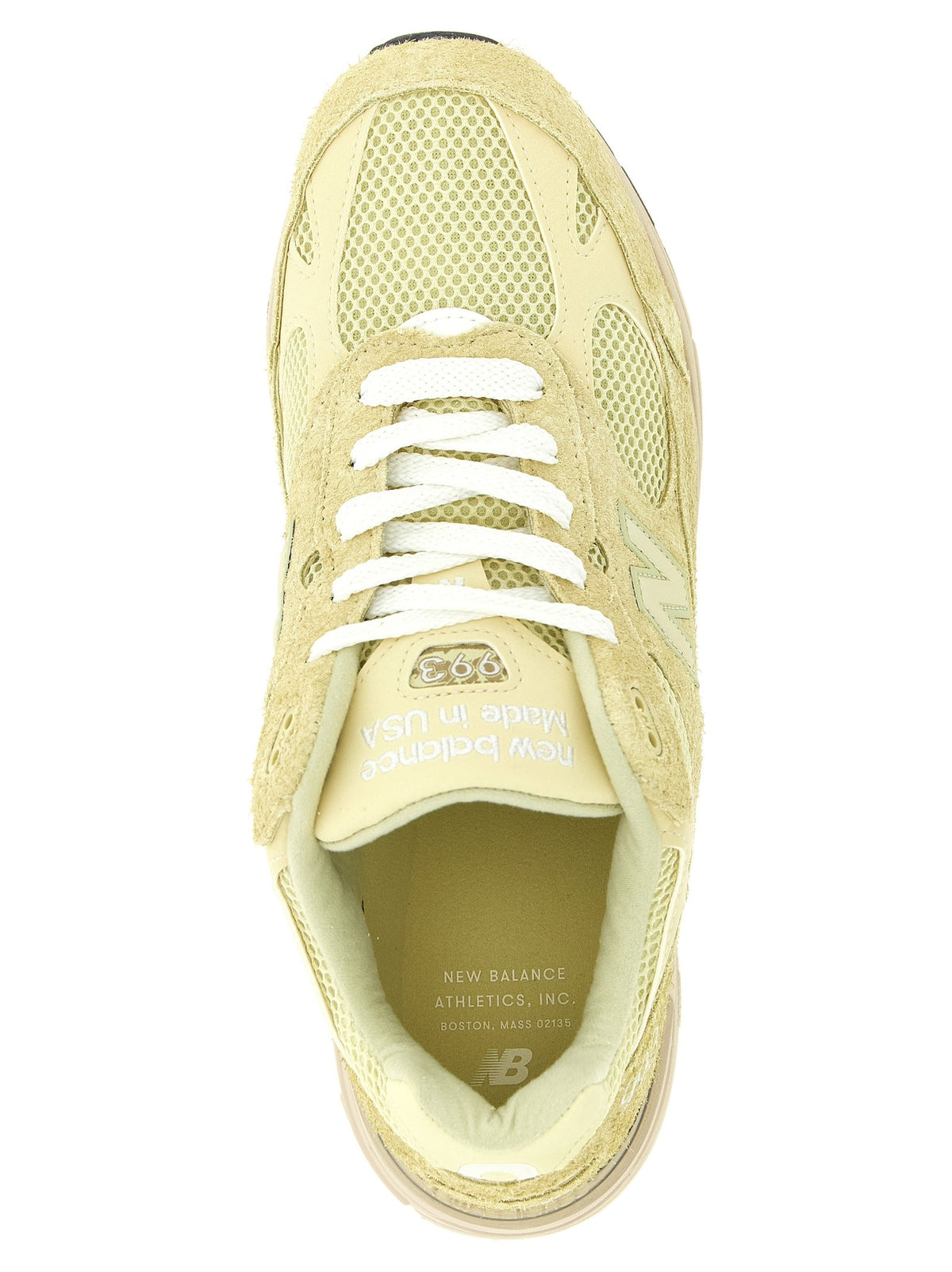Yellow 'Made in USA 993' sneakers