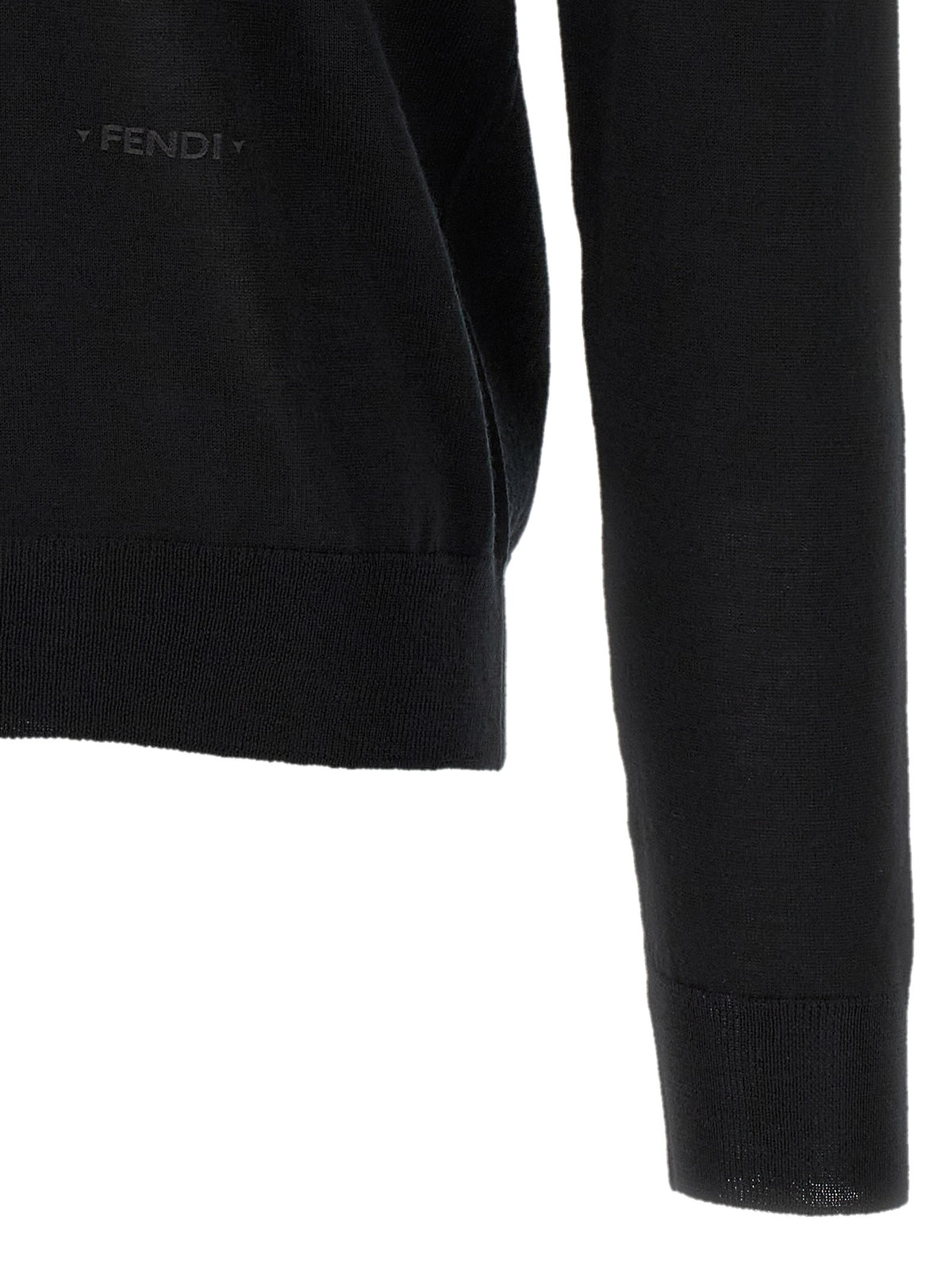 Yellow stitching sweater with visible thread