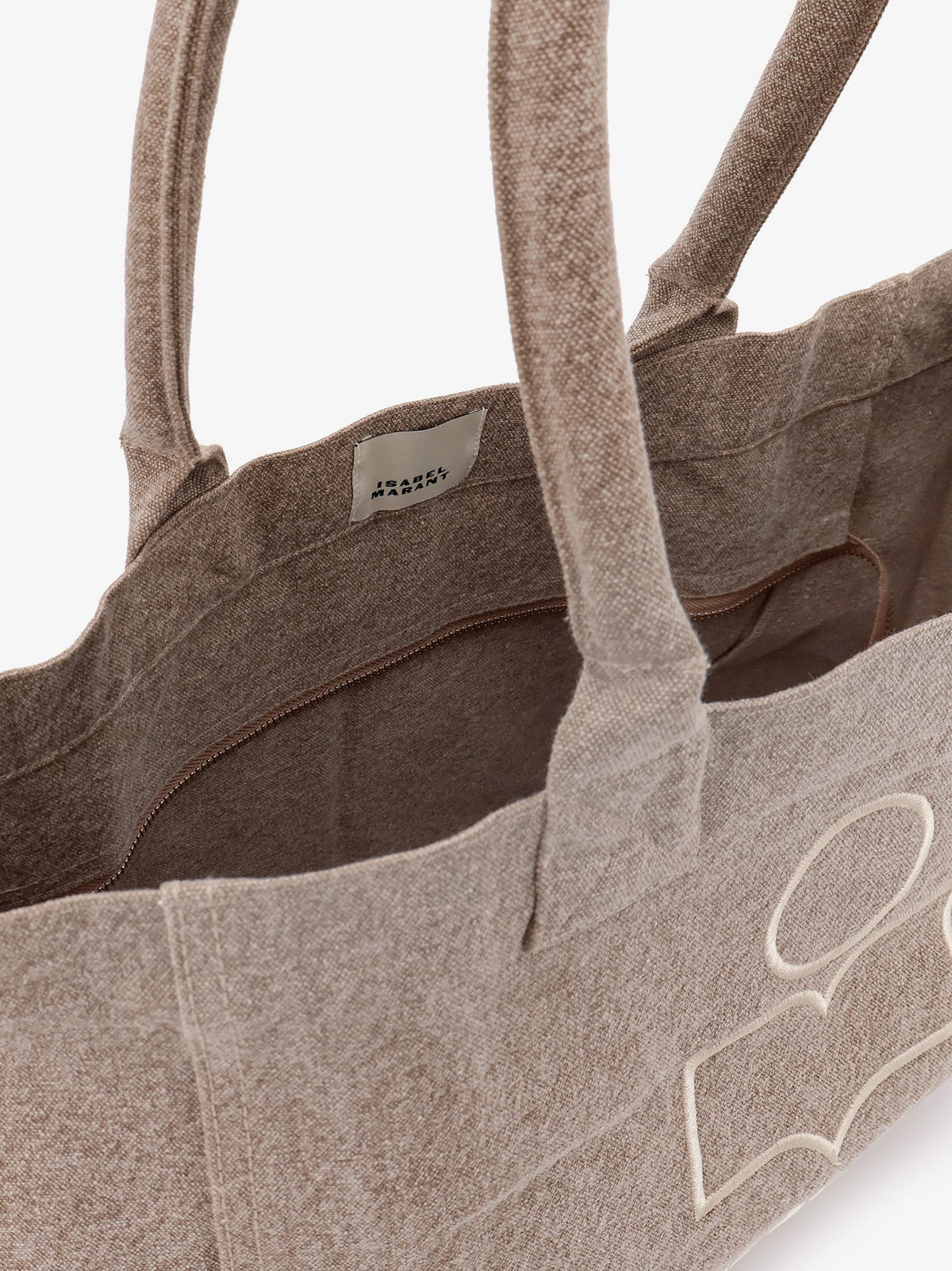 Yenky Zipped cotton shoulder bag