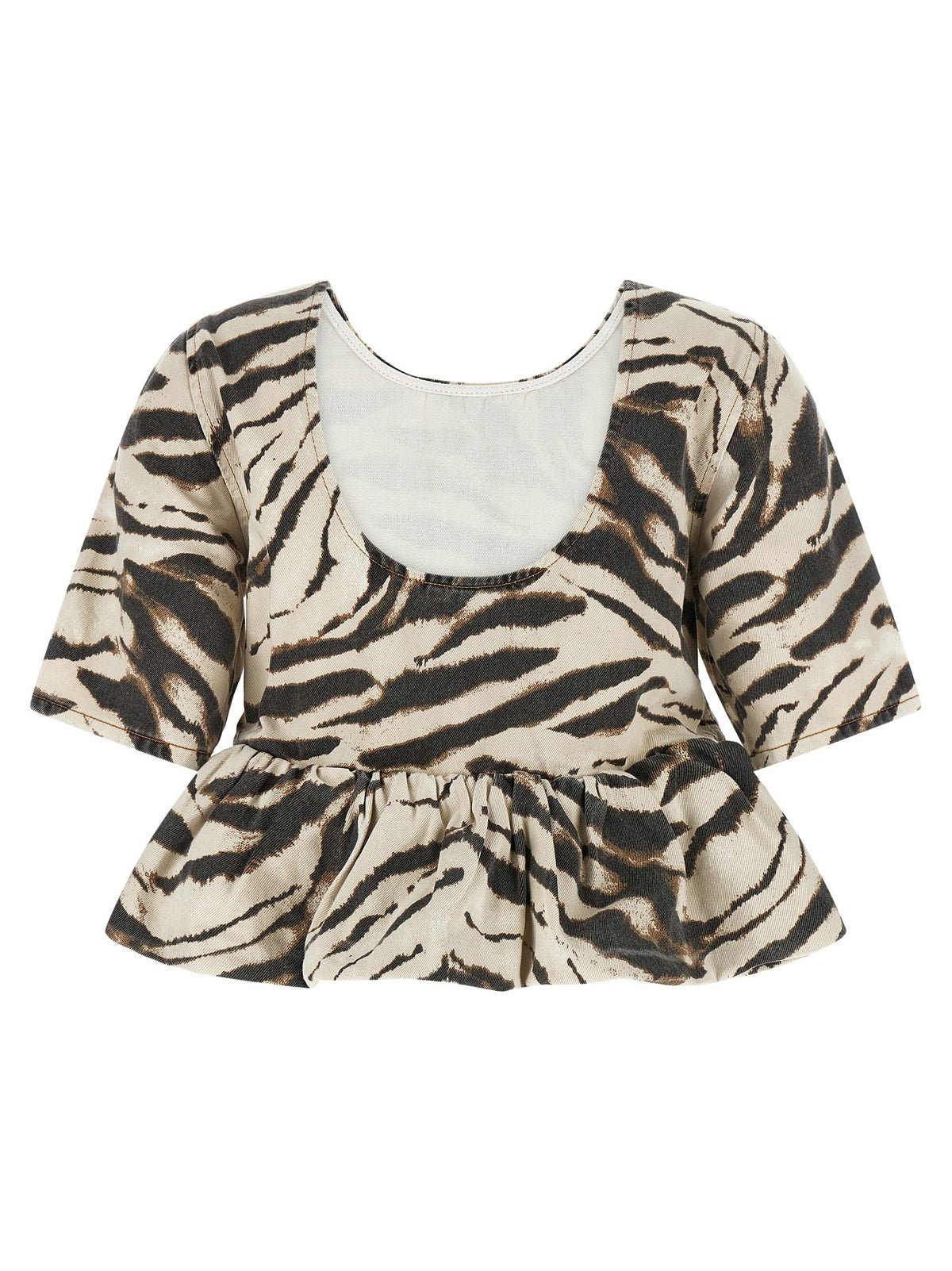 'Zebra Denim' top