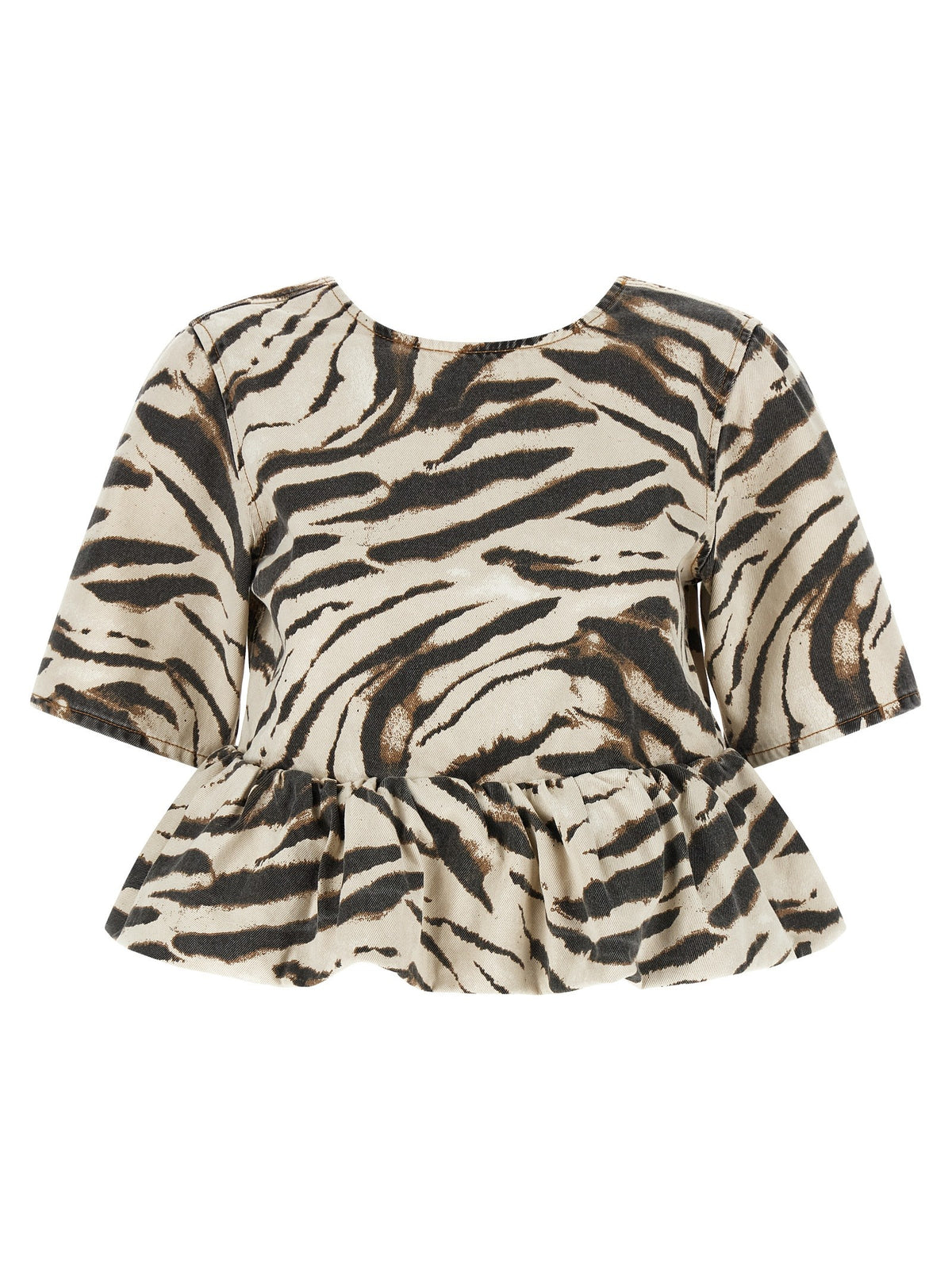 'Zebra Denim' top