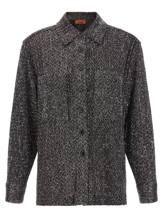 Zigzag sequin shirt