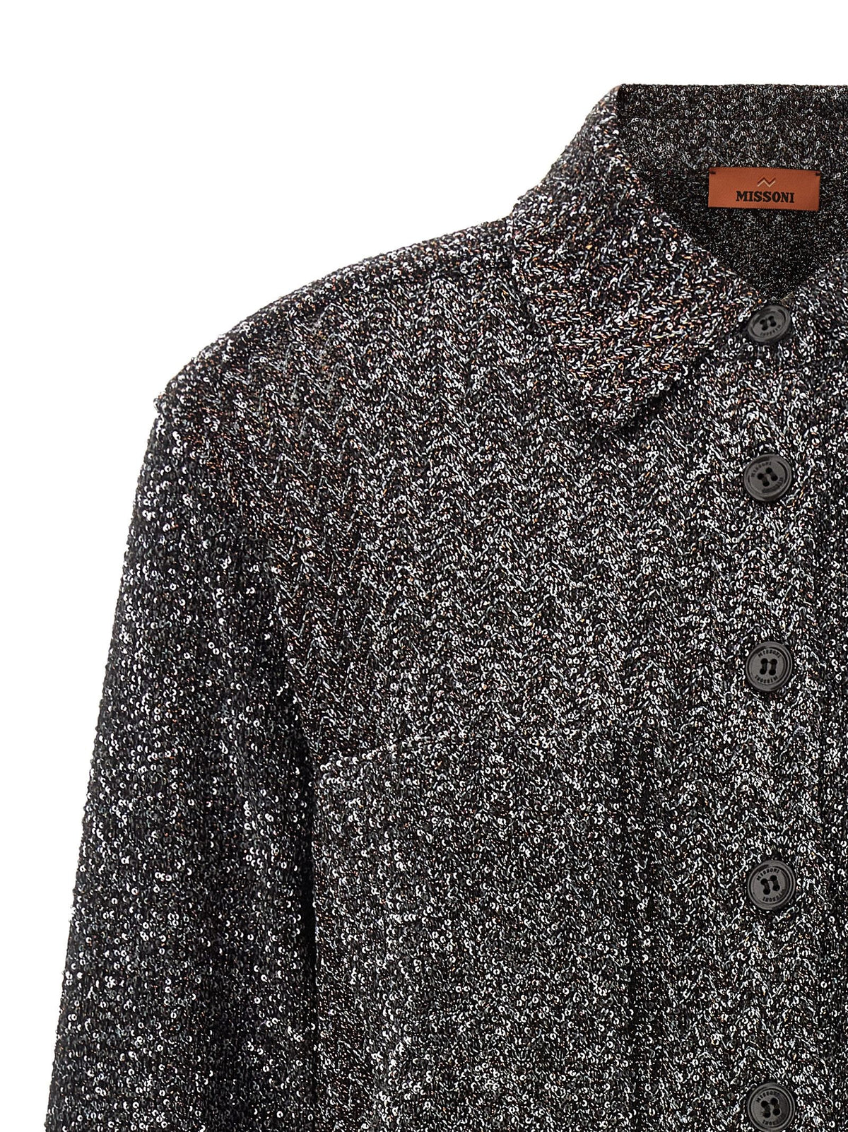 Zigzag sequin shirt