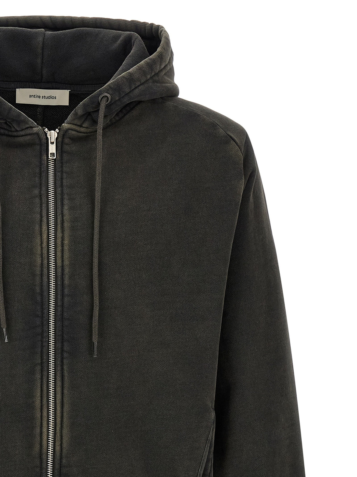 Zip and hoodie
