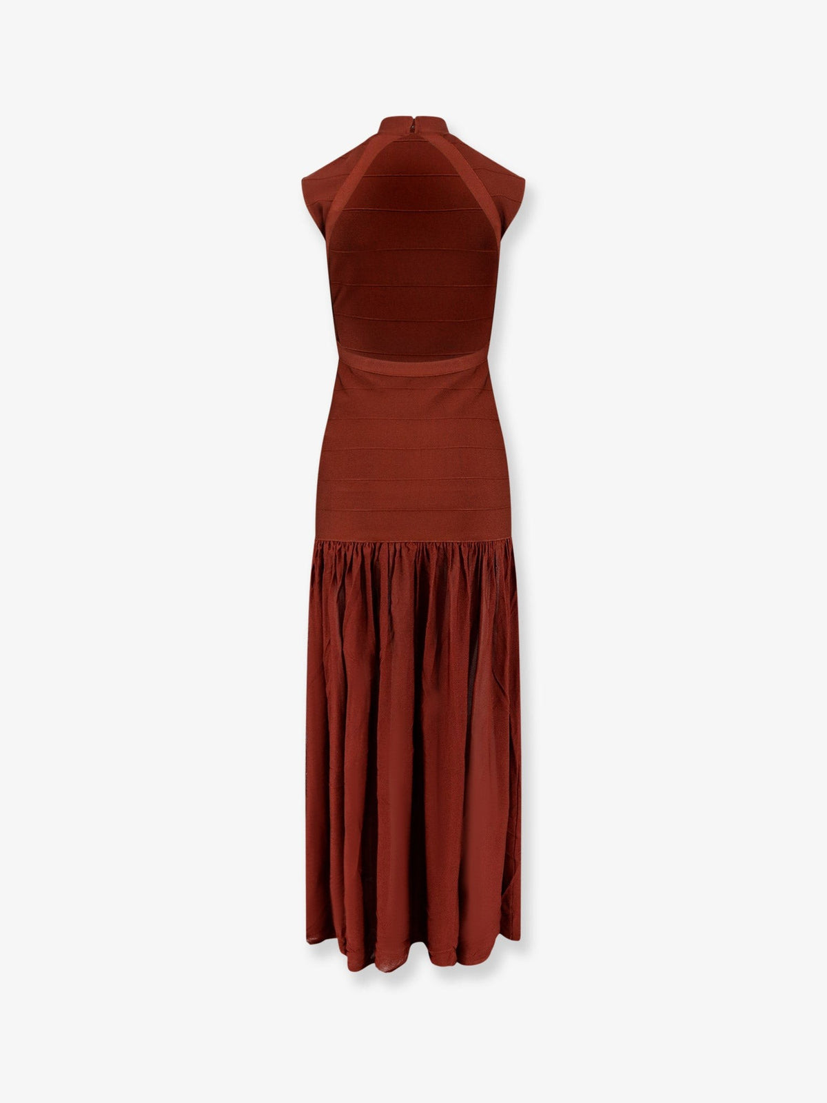 Zosima long viscose dress